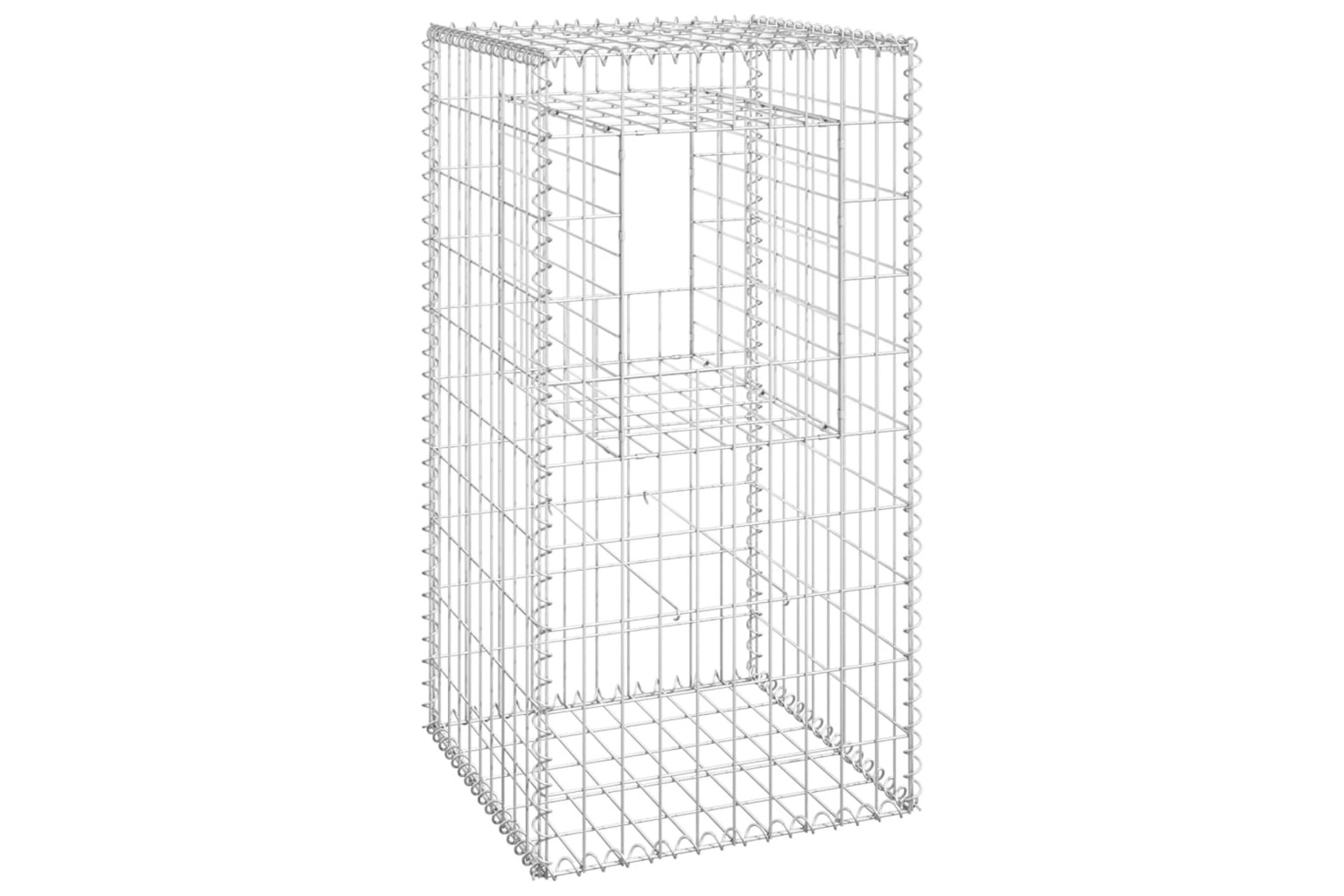 vidaXL 151268 Gabion Basket Post 50x50x100cm Iron
