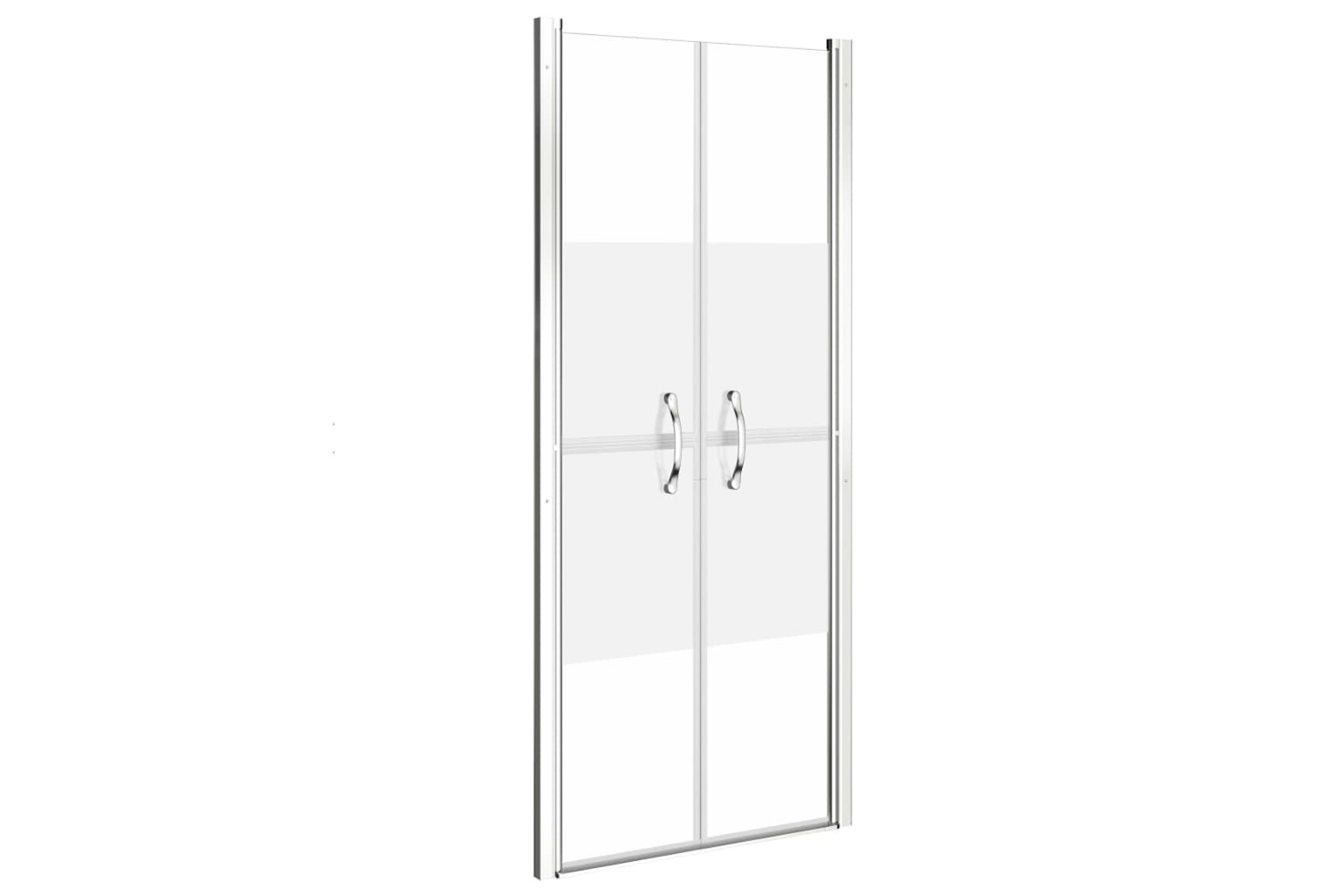 vidaXL 148788 Shower Door Half Frosted Esg 86x190cm