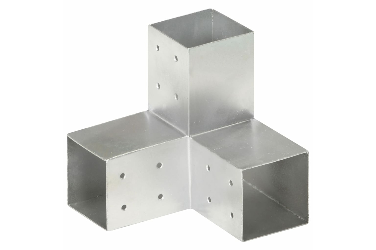 vidaXL 145465 Post Connector Y Shape Galvanised Metal 81x81mm