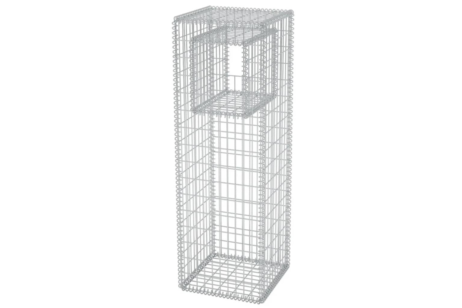 vidaXL 142541 Gabion Basket Post/planter Steel 50x50x160cm