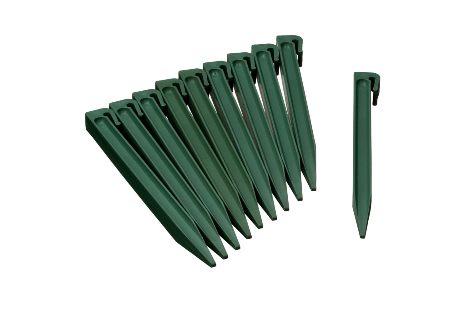 Nature 428503 Garden Anchor Pegs 10 Pcs Green