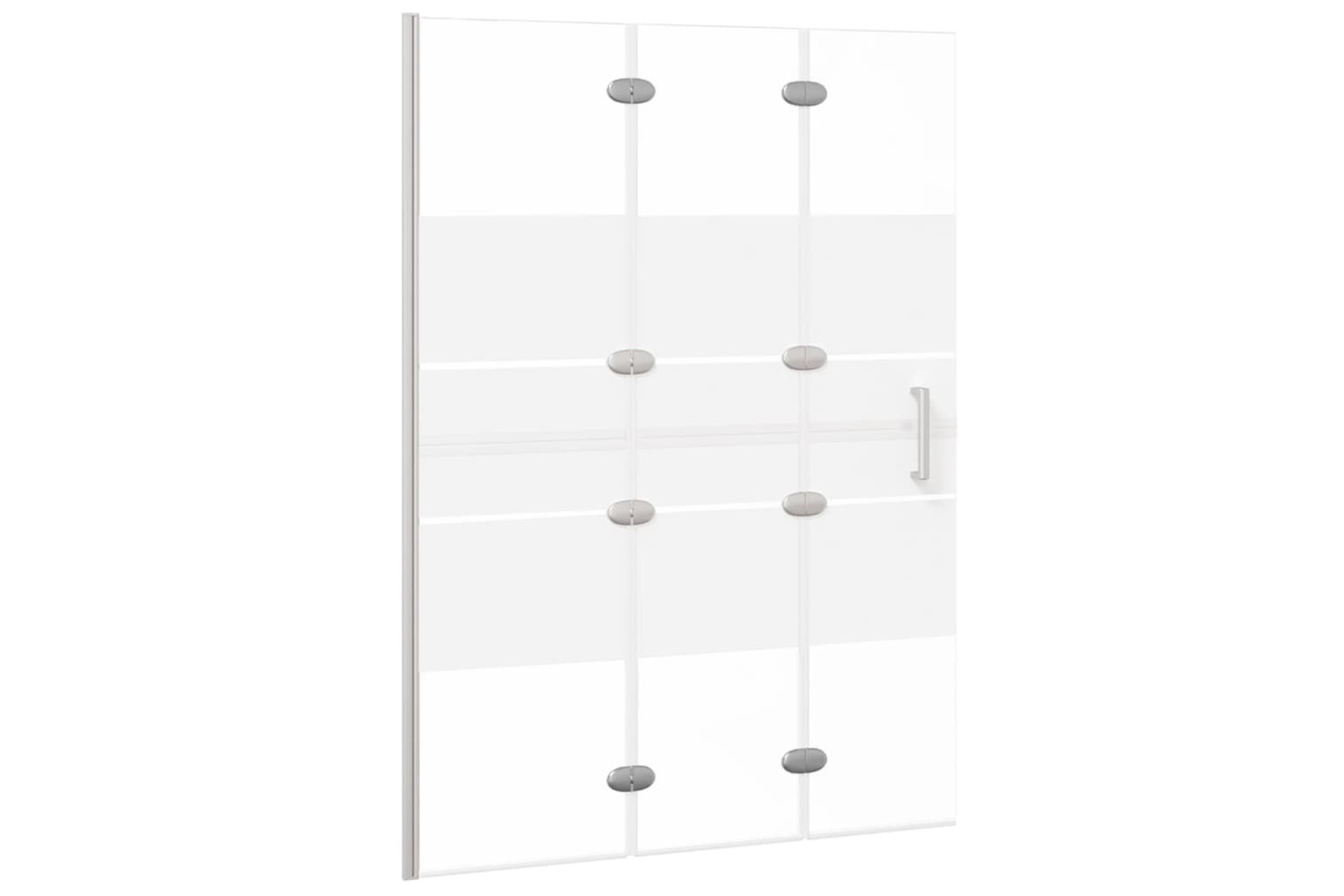 vidaXL 150738 Folding Shower Enclosure Esg 100x140cm White