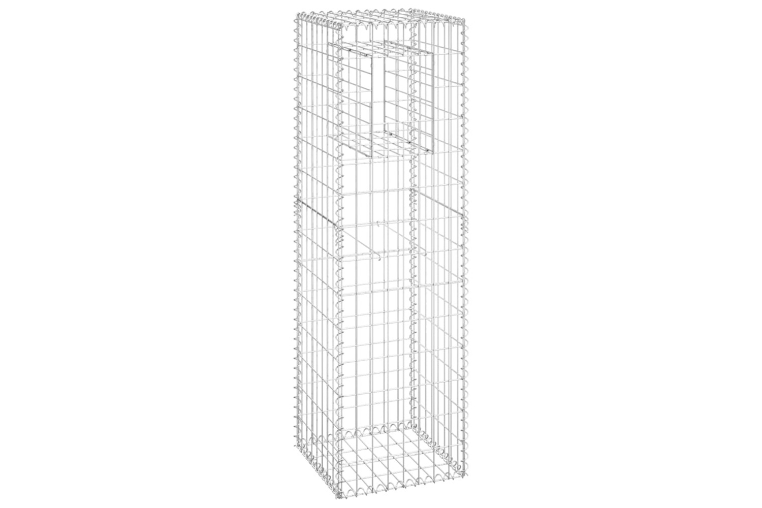 vidaXL 151262 Gabion Basket Post 40x40x140cm Iron