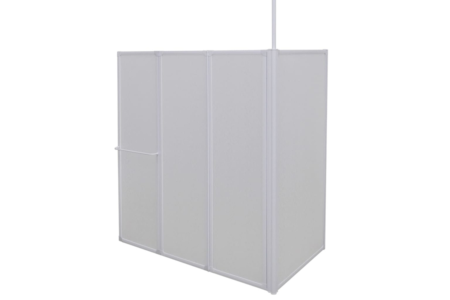 vidaXL 140787 Shower Bath Screen Wall L Shape 70 X 120 X 137cm 4 Panels Foldable
