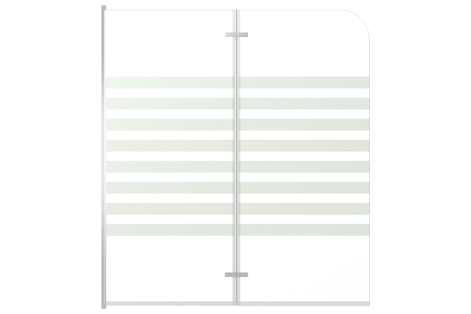 vidaXL 146225 Bath Enclosure 120x140cm Tempered Glass Stripe
