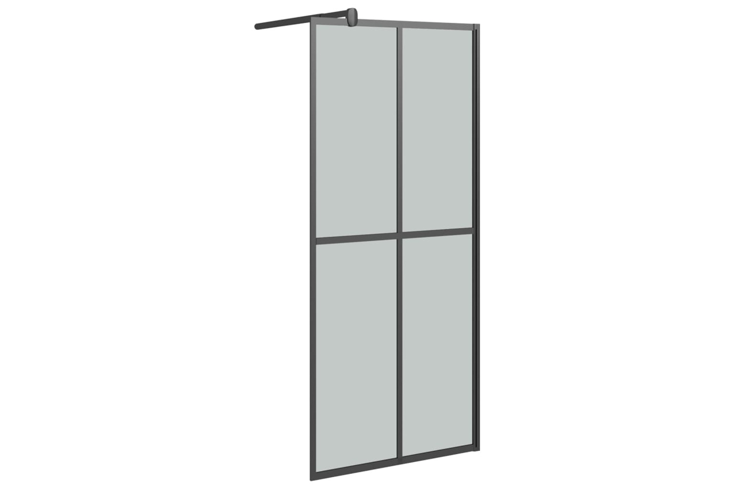 vidaXL 151884 Walk-in Shower Screen 80x195cm Dark Tempered Glass