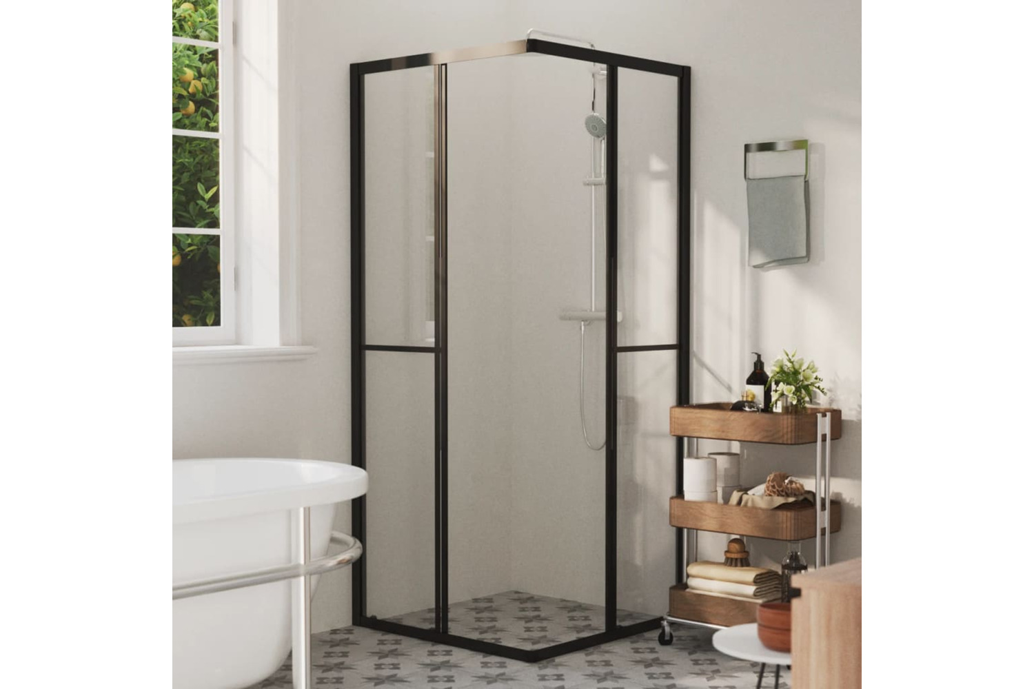 vidaXL 150774 Shower Cabin Esg 80x80x180cm