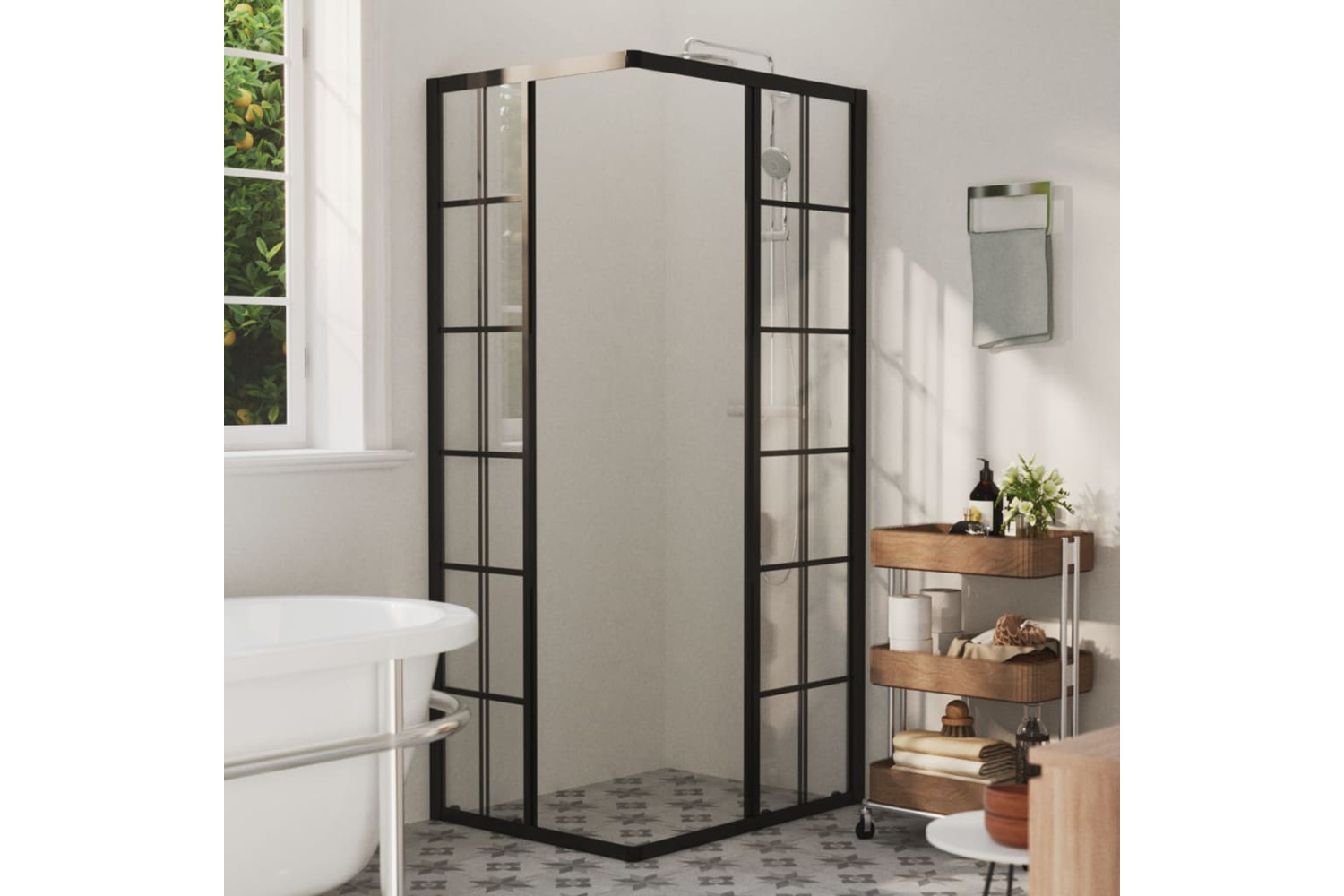 vidaXL 150771 Shower Cabin Esg 90x70x180cm