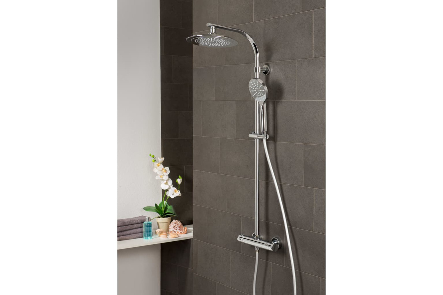 Schutte 425813 Thermostatic Shower System Madura Fresh