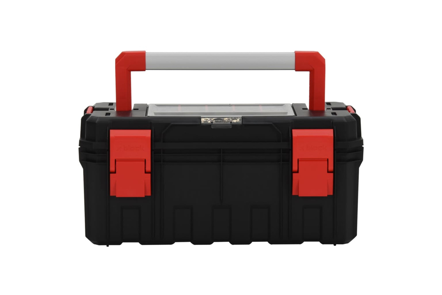 vidaXL 152100 Tool Box Black And Red 55x28x26.5cm