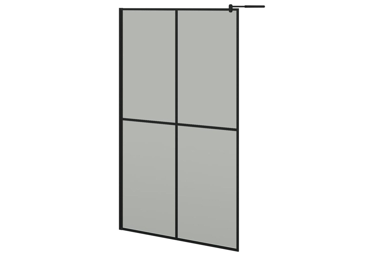 vidaXL 151887 Walk-in Shower Screen 118x190cm Dark Tempered Glass