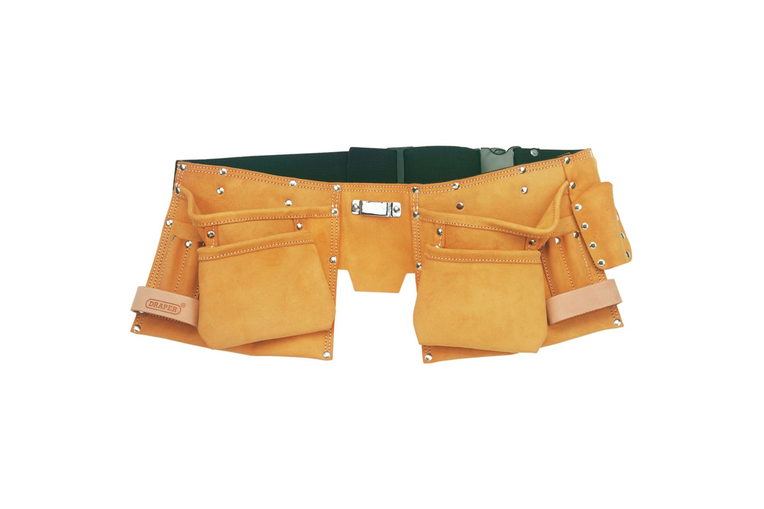 Draper Tools 429565 Double Leather Tool Belt Apricot 50 Mm