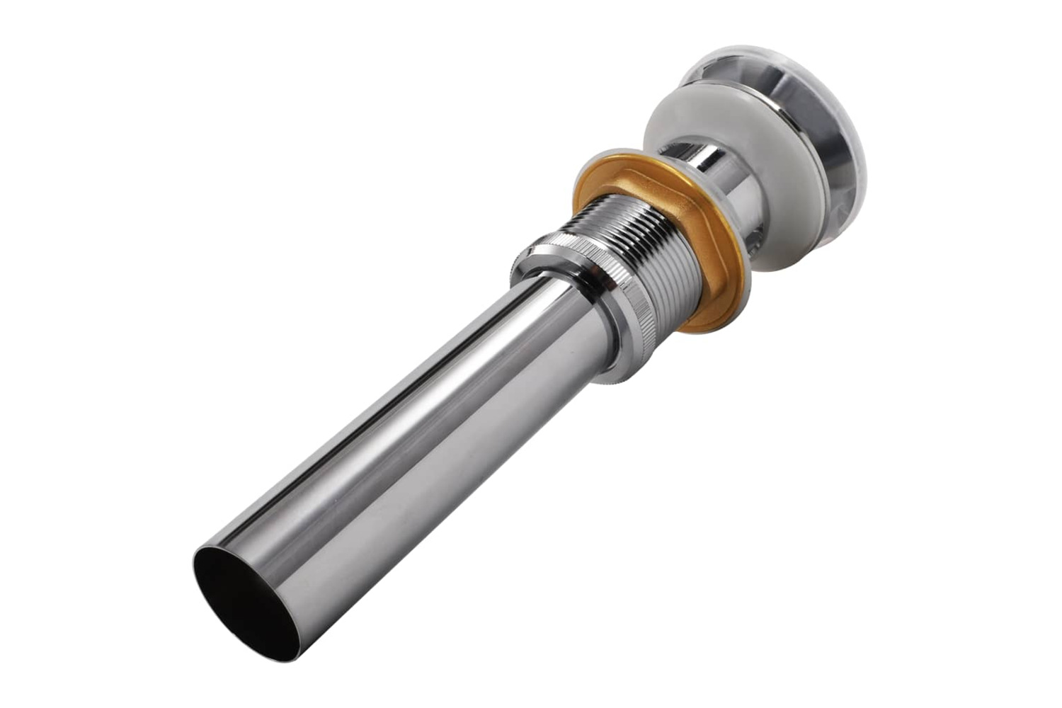 vidaXL 180058 Pop Up Sink Drain Stainless Steel