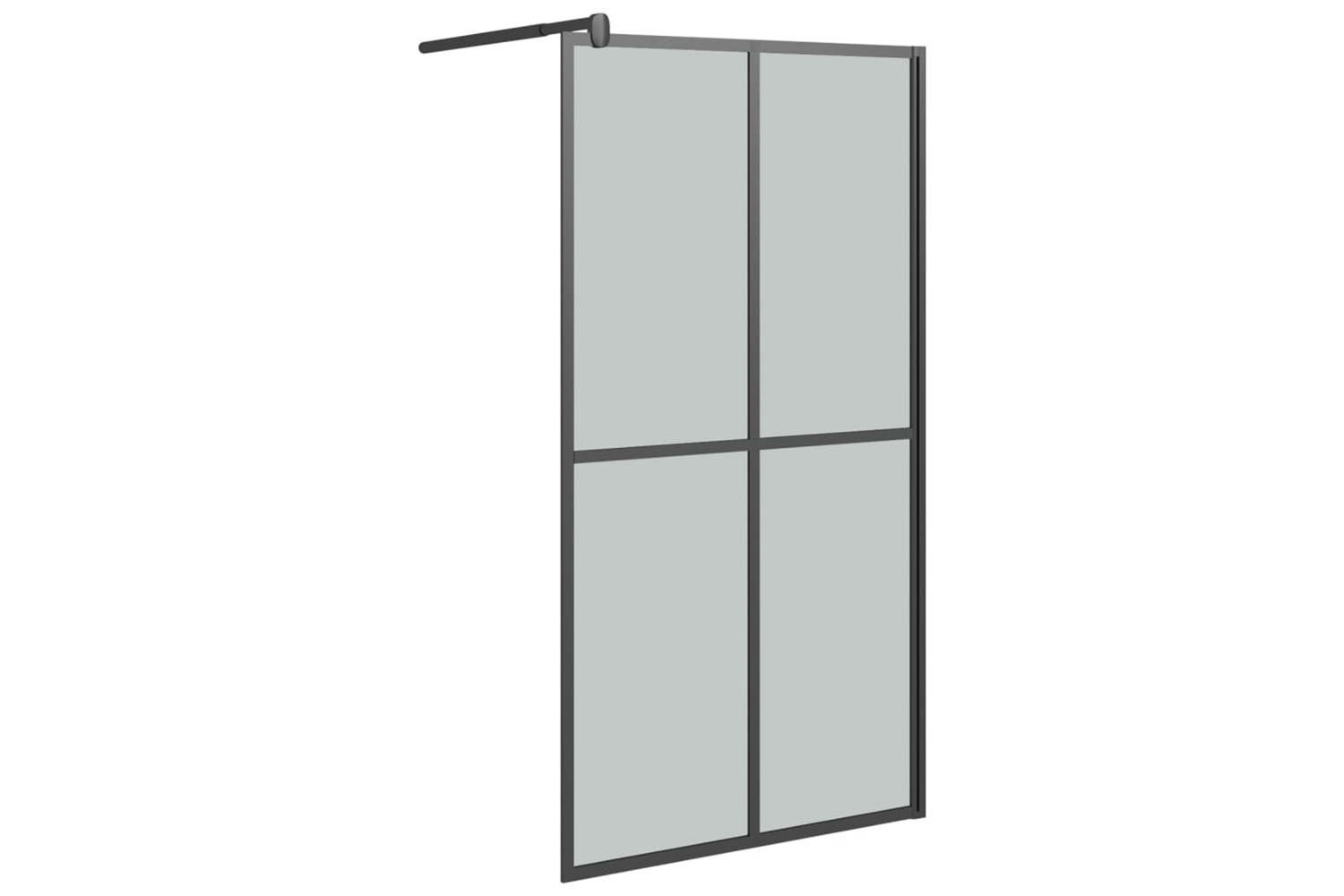 vidaXL 151886 Walk-in Shower Screen 100x195cm Dark Tempered Glass