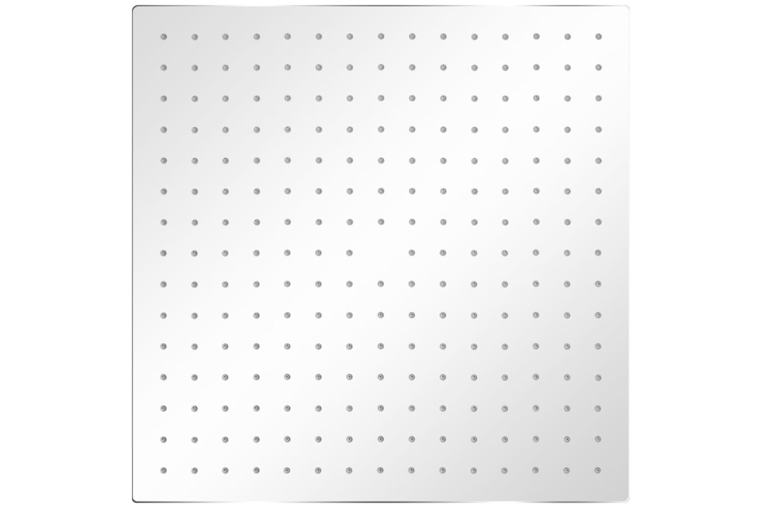 vidaXL 275942 Rain Shower Head 2 Pcs Stainless Steel 40x40cm