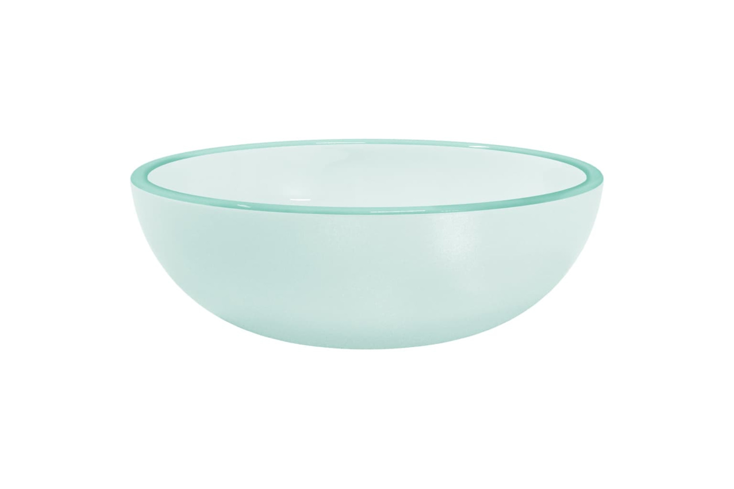 vidaXL 345240 Basin Tempered Glass 35x12cm Frosted