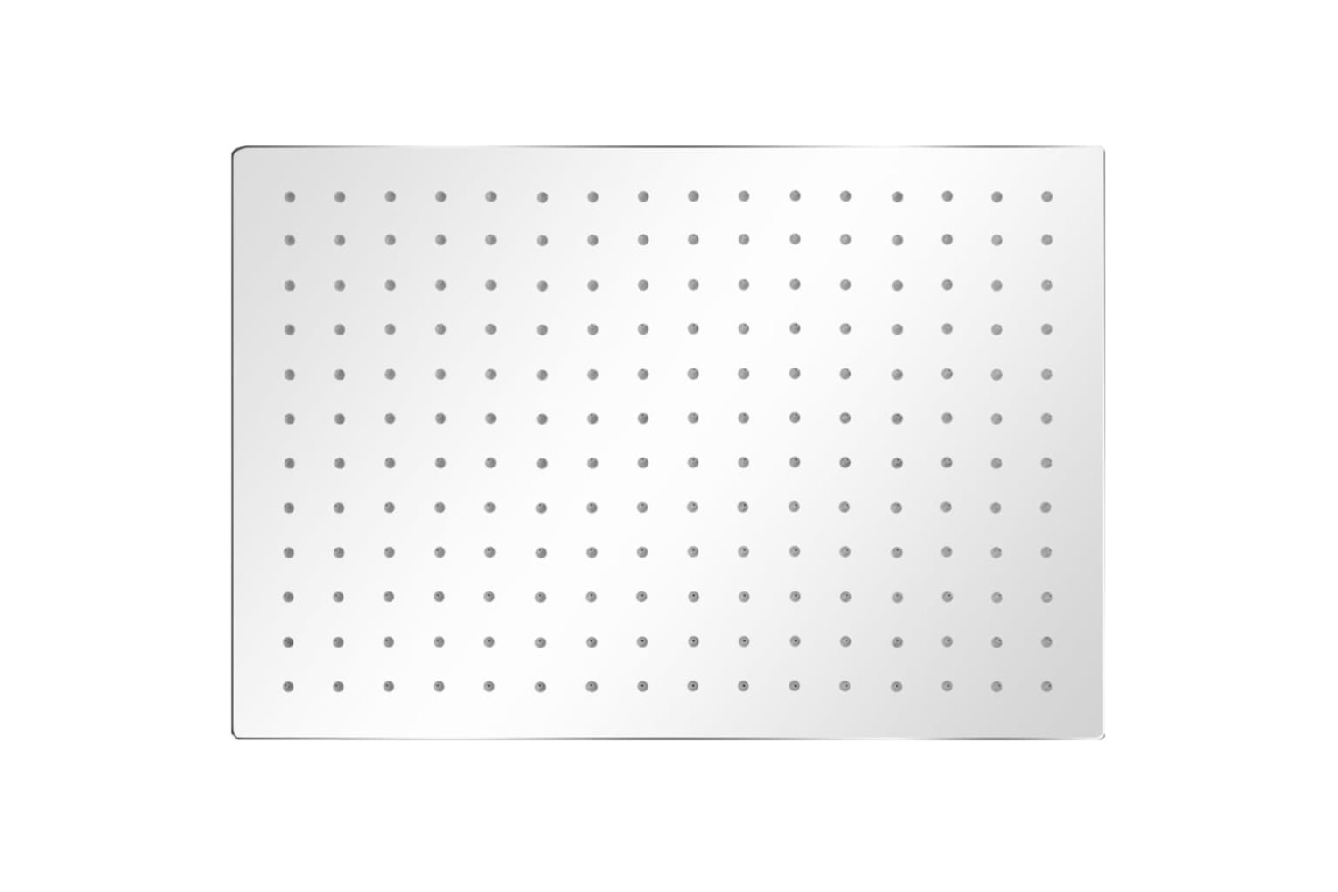 vidaXL 275945 Rain Shower Head 2 Pcs Stainless Steel 30x40cm