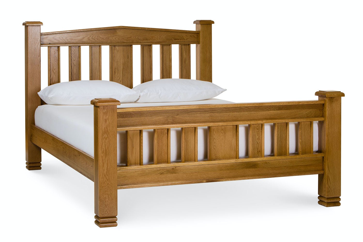 Lancaster Super King 6ft Bedframe Natural Oak Ireland