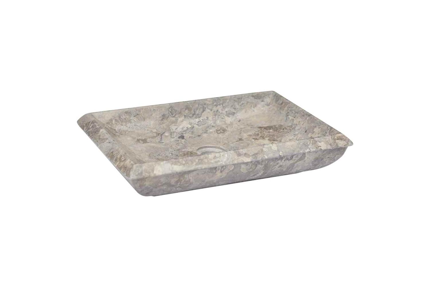 Vidaxl Sink Grey 50x35x10 Cm Marble
