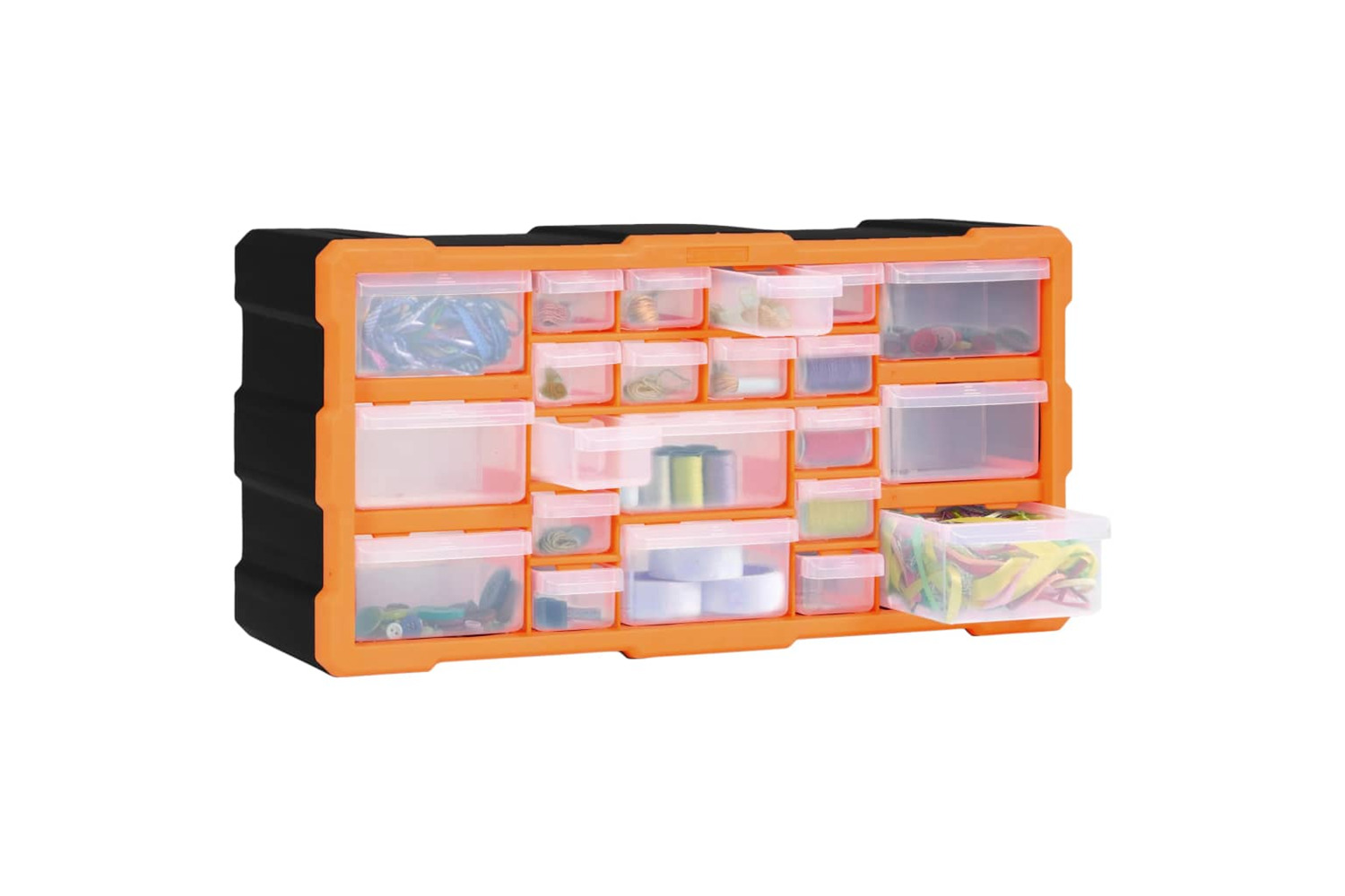 vidaXL 147583 Multi-drawer Organiser With 22 Drawers 49x16x25.5cm