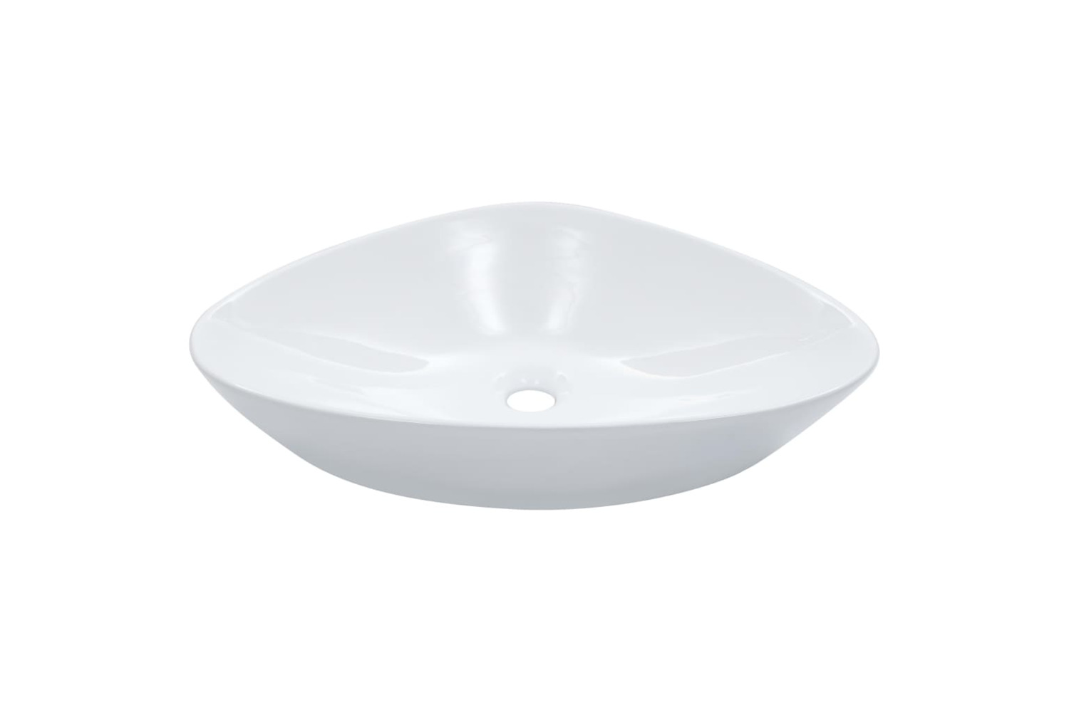 vidaXL 143901 Wash Basin 58.5x39x14cm Ceramic White