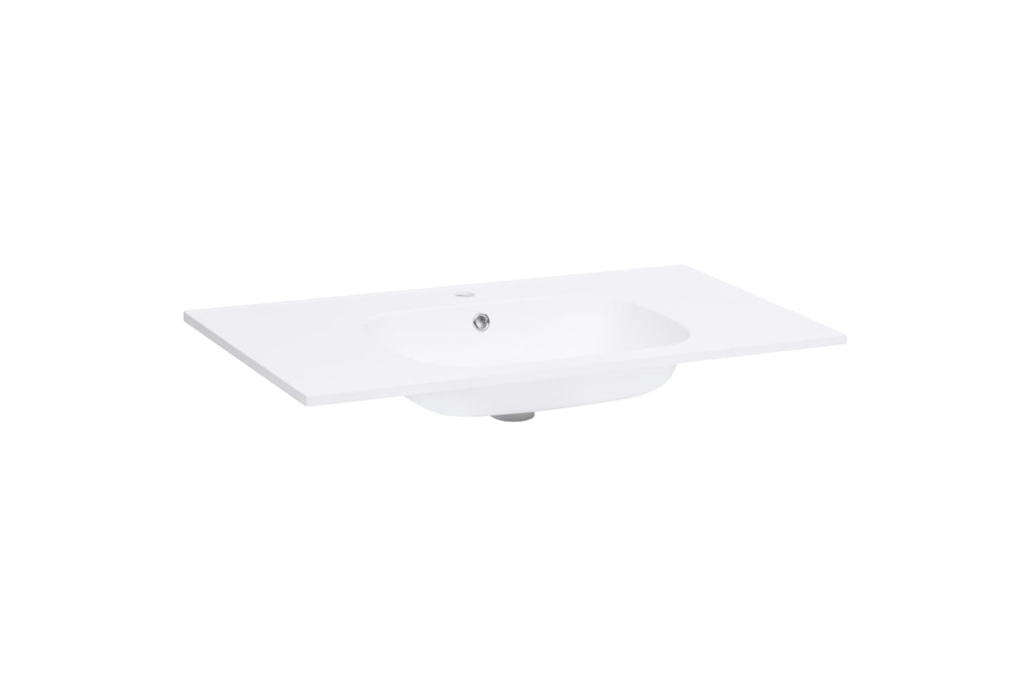 vidaXL 146519 Built-in Wash Basin 605x460x105mm Smc White