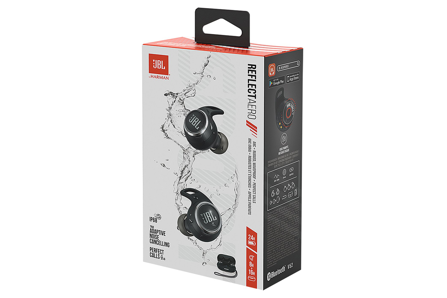 JBL Reflect Aero TWS Noise Cancelling Earbuds Black