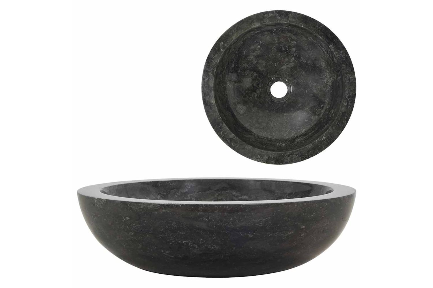 Vidaxl Sink 40x12 Cm Marble Black