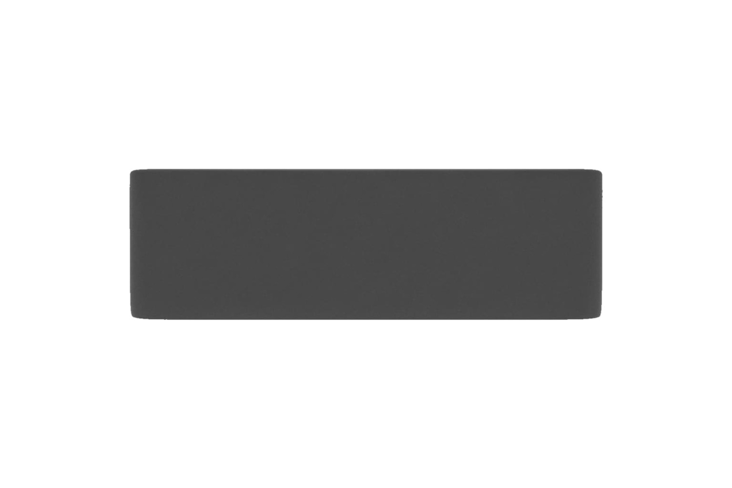Vidaxl 147049 Luxury Wash Basin Matt Dark Grey 41x30x12 Cm