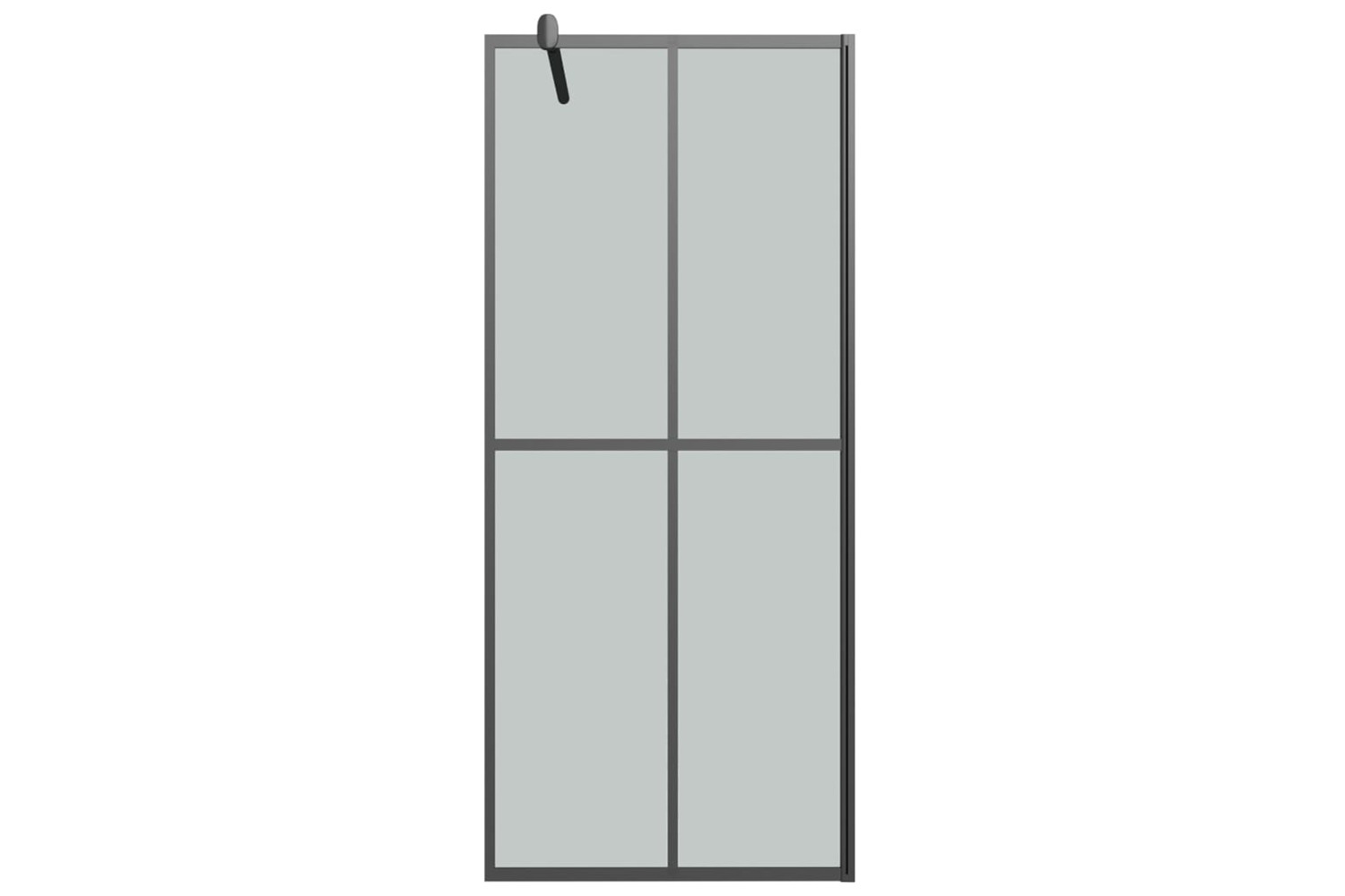 vidaXL 151885 Walk-in Shower Screen 90x195cm Dark Tempered Glass