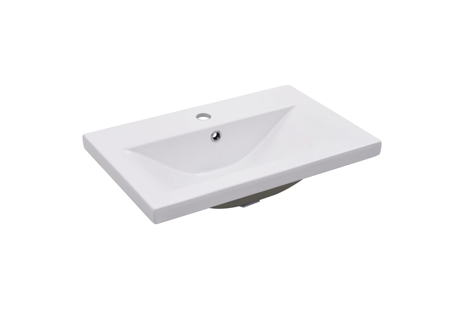 vidaXL 145061 Built-in Basin 61x39.5x18.5cm Ceramic White
