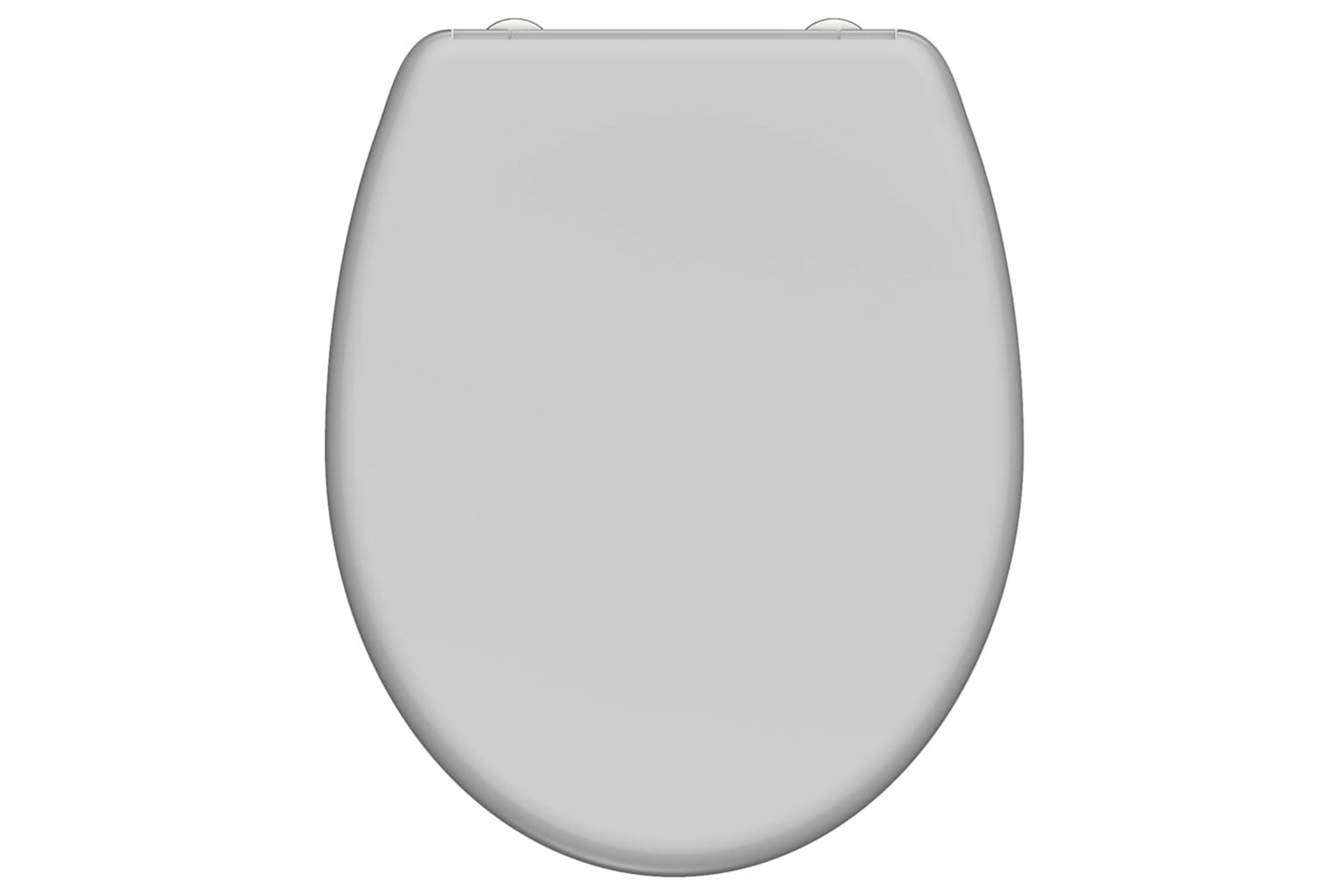 Schutte 435095 Duroplast Toilet Seat With Soft-close Quick Release Grey