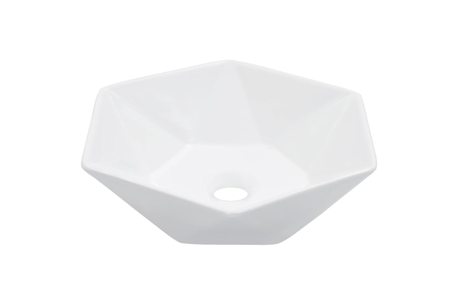 vidaXL 143913 Wash Basin 41x36.5x12cm Ceramic White