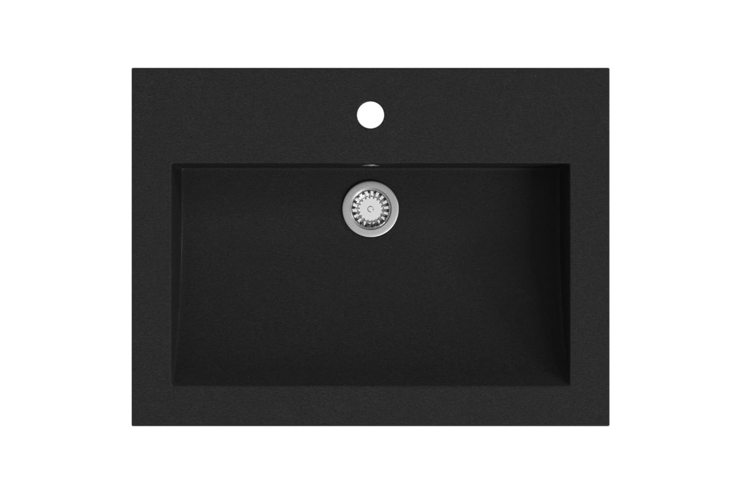 vidaXL 142962 Granite Basin 600x450x120mm Black