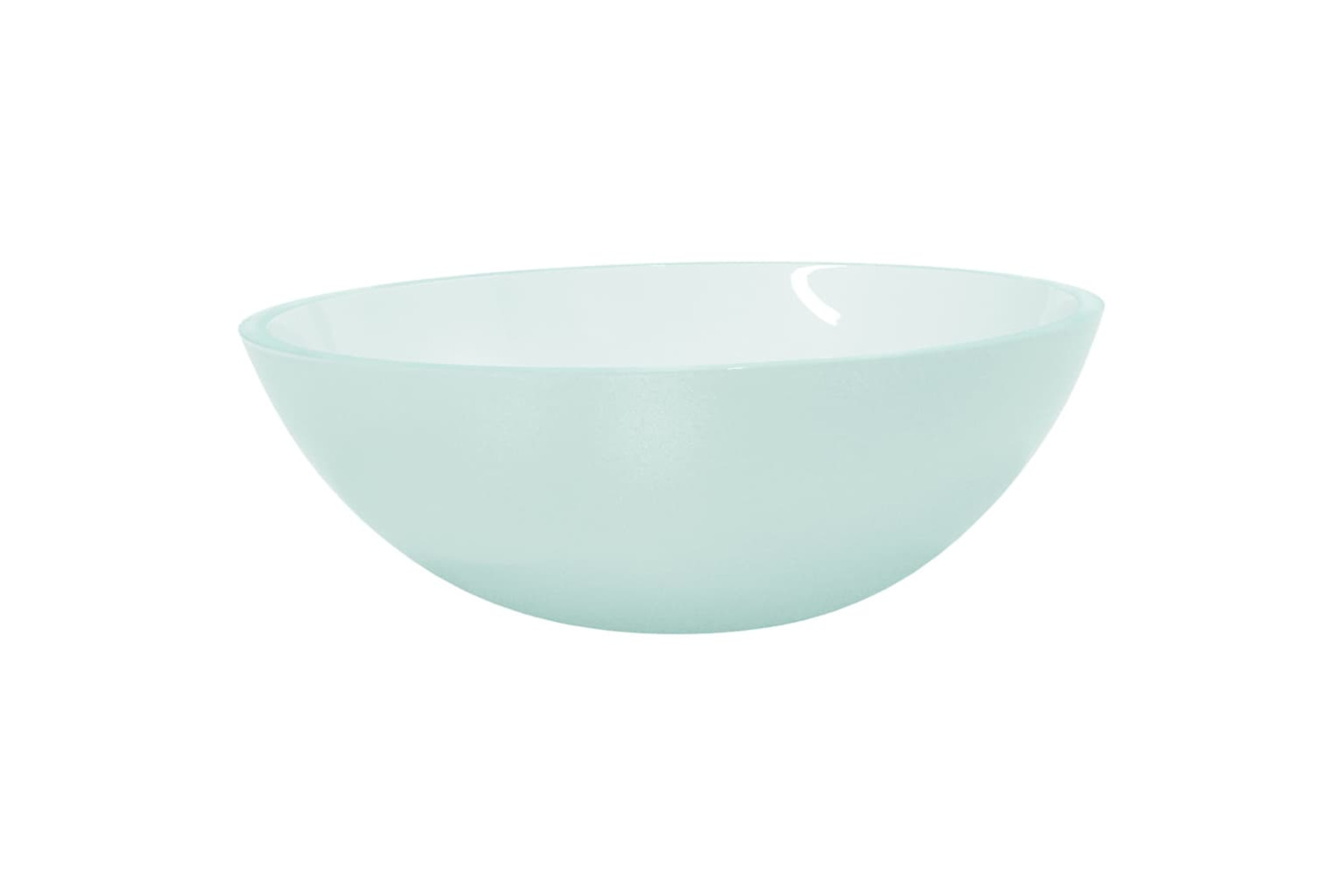 vidaXL 345243 Basin Glass 50x37x14cm Frosted