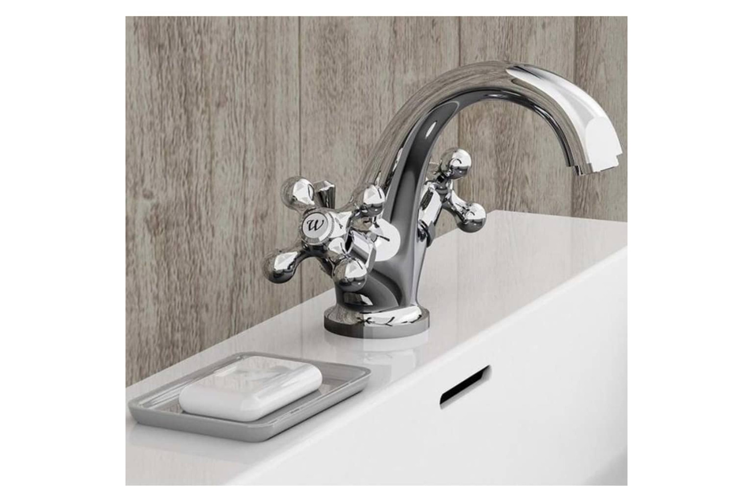 Schutte 429362 2-handle Basin Mixer Elk Chrome