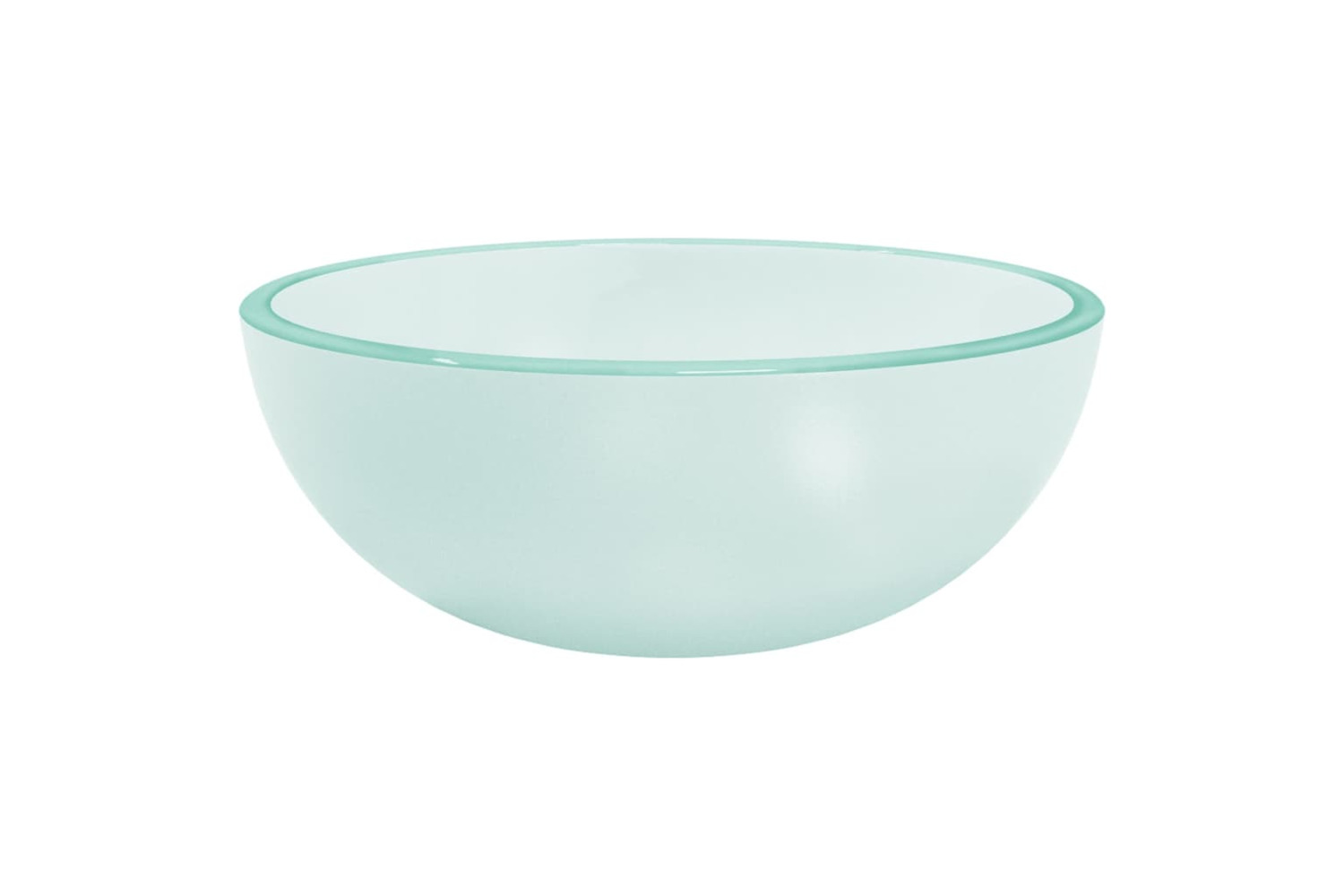 vidaXL 345241 Basin Tempered Glass 30x12cm Frosted