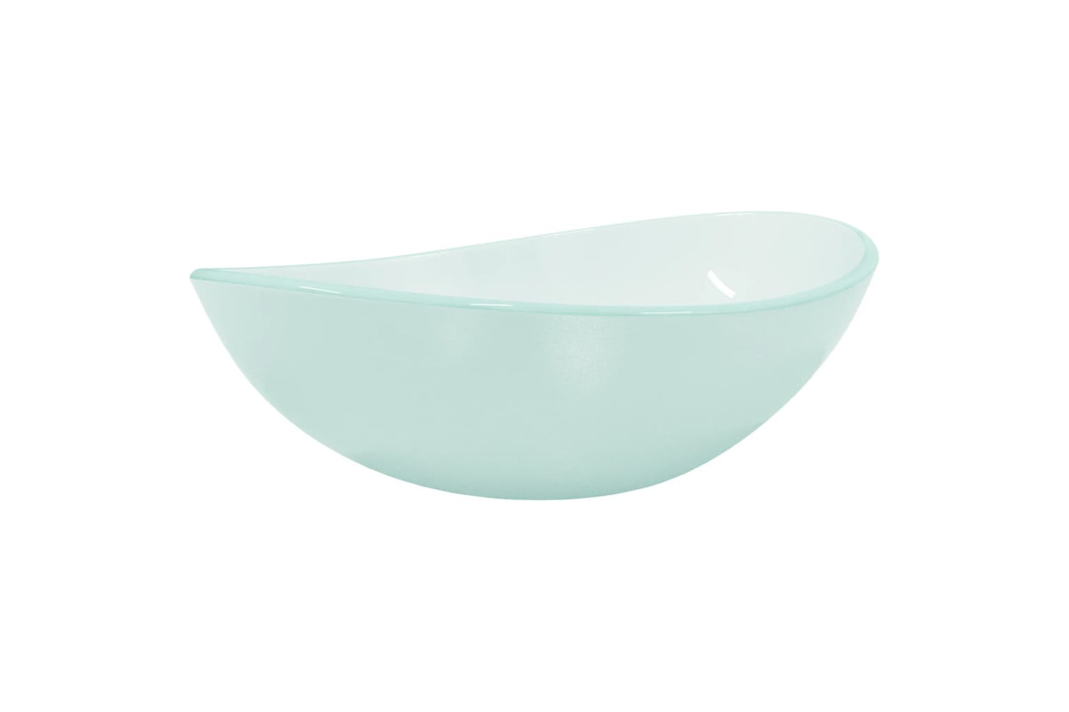 vidaXL 345244 Basin Tempered Glass 54.5x35x15.5cm Frosted