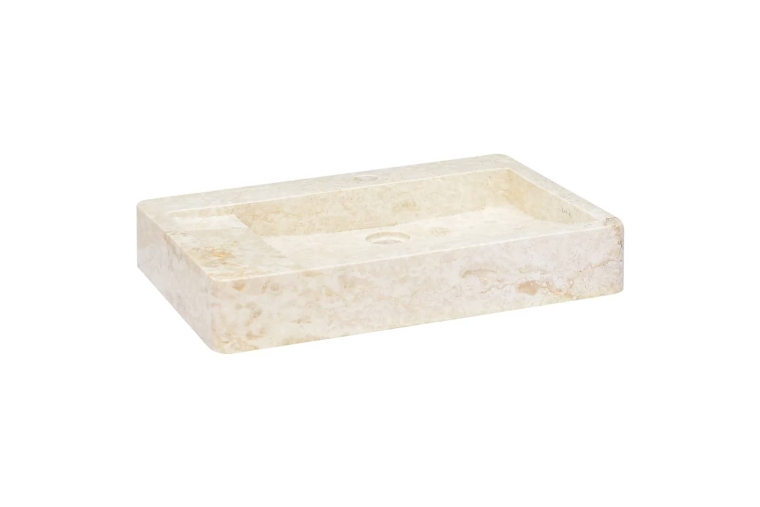 vidaXL 149159 Sink Cream 58x39x10cm Marble