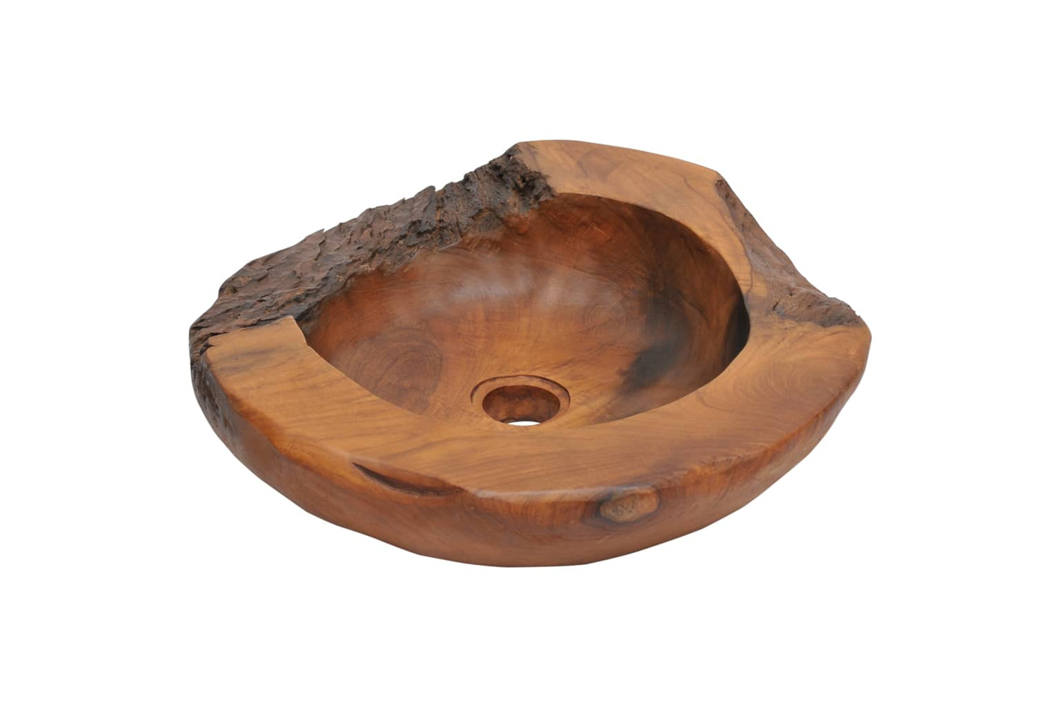 vidaXL 243475 Basin Solid Teak 45cm