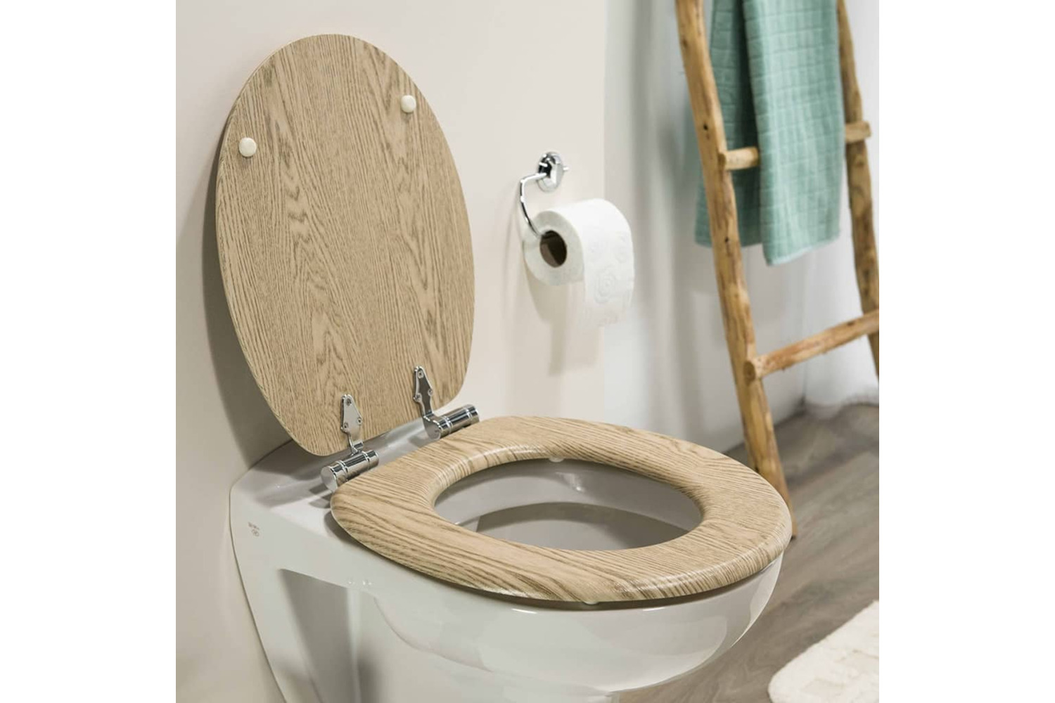 Tiger Soft-close Toilet Seat Scaffold Mdf Brown 252022546