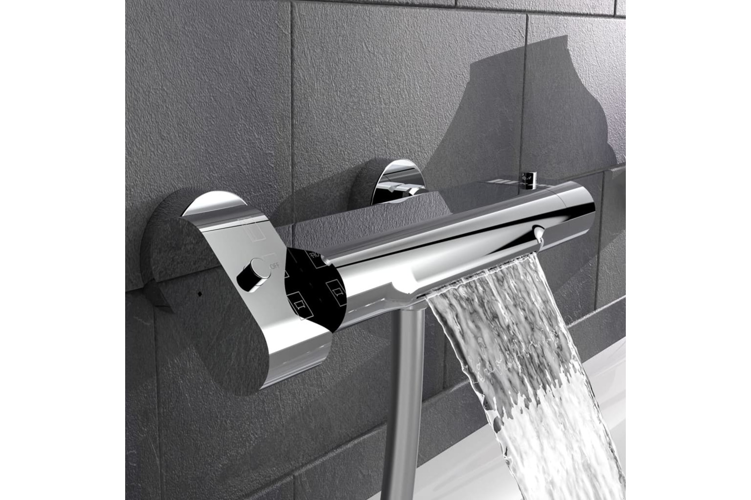 Eisl 438789 Thermostatic Bath Mixer Carneo Chrome