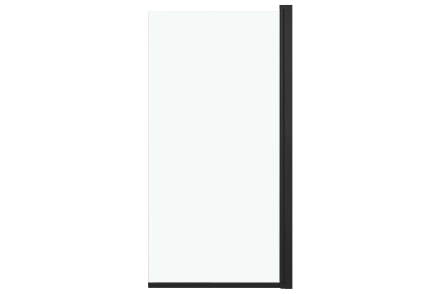 vidaXL 147192 Shower Enclosure Esg 68x130cm Black