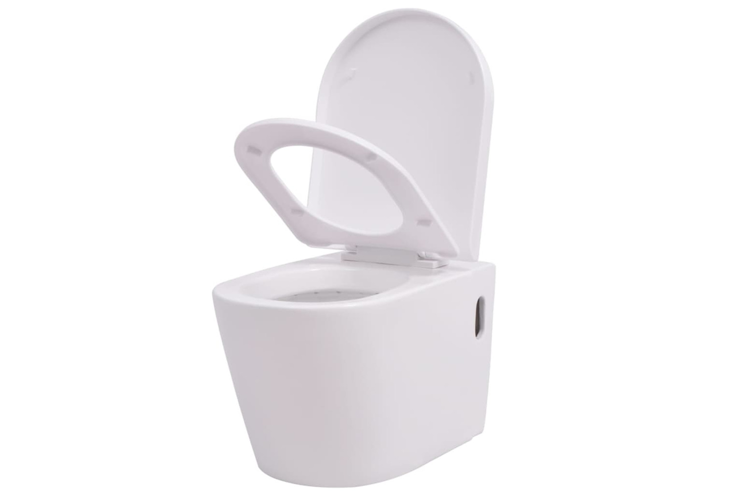 vidaXL 244270 Wall Hung Toilet Ceramic White