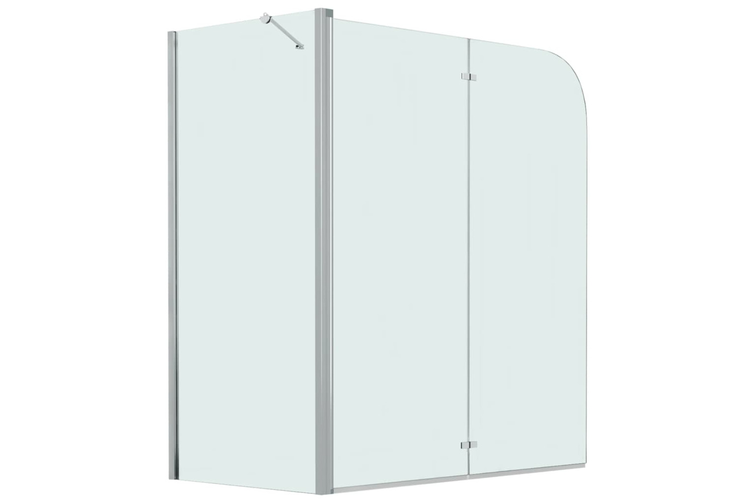 vidaXL 144676 Bi-folding Shower Enclosure Esg 120x68x130cm