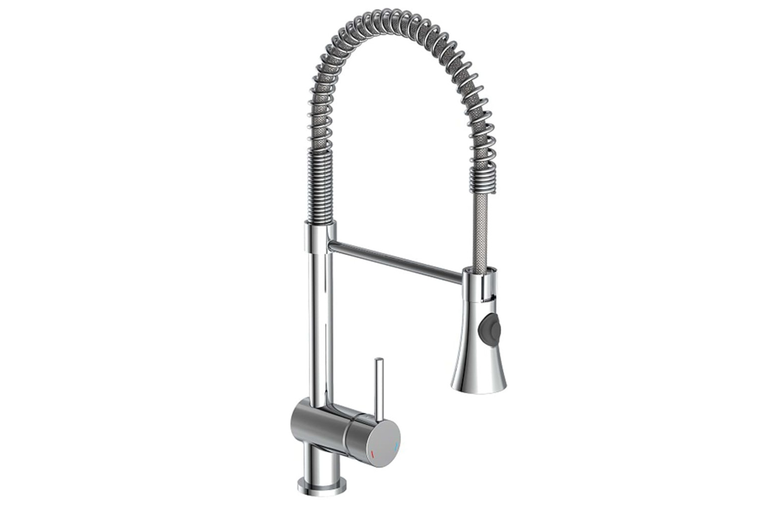 Schütte Sink Mixer With Spiral Spring Cornwall Low Pressure Chrome