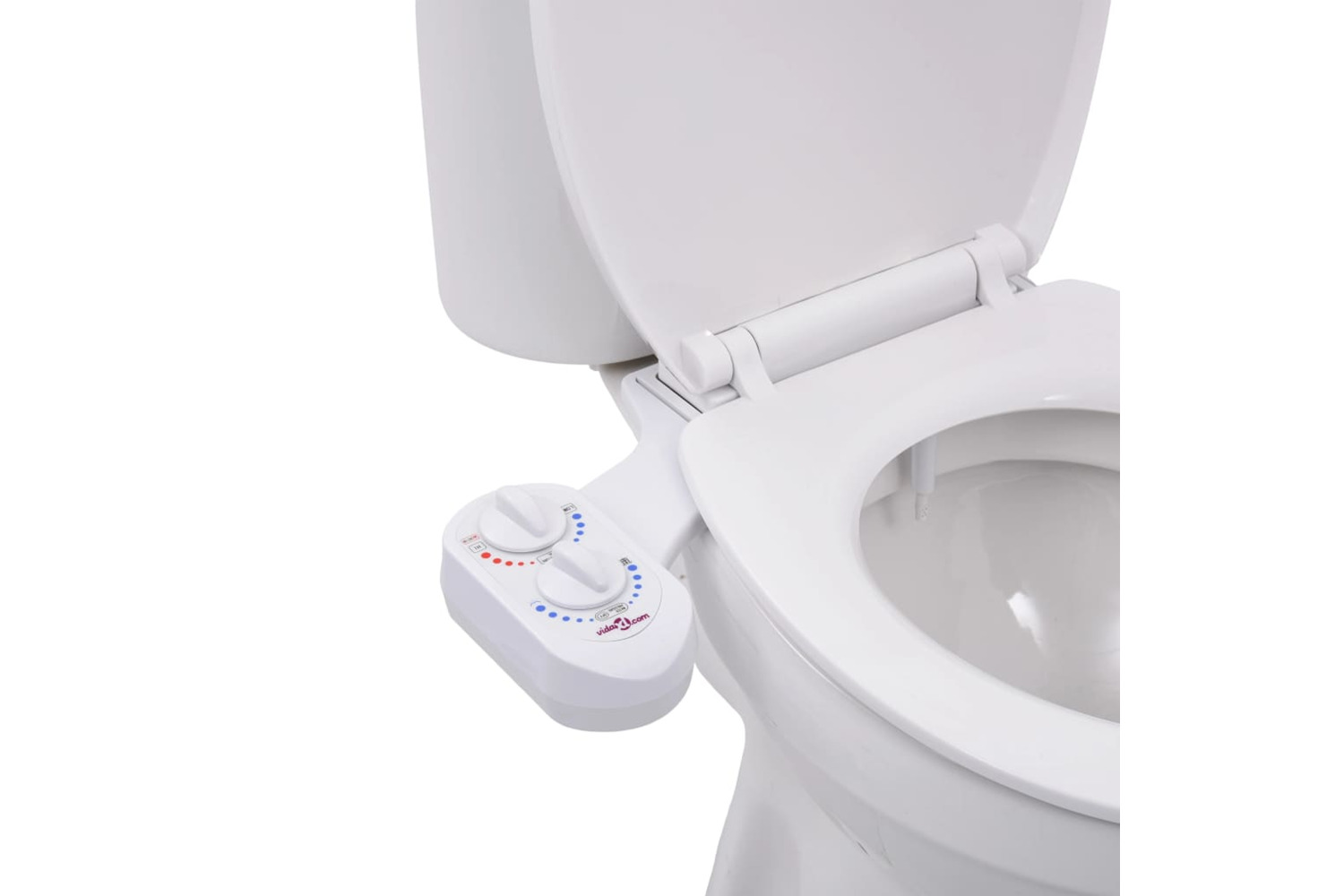 vidaXL 145291 Bidet Toilet Seat Attachment Hot Cold Water Single Nozzle