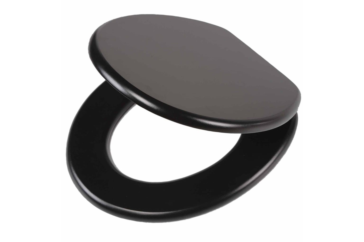Tiger Toilet Seat Leatherlook Mdf Black 252540746