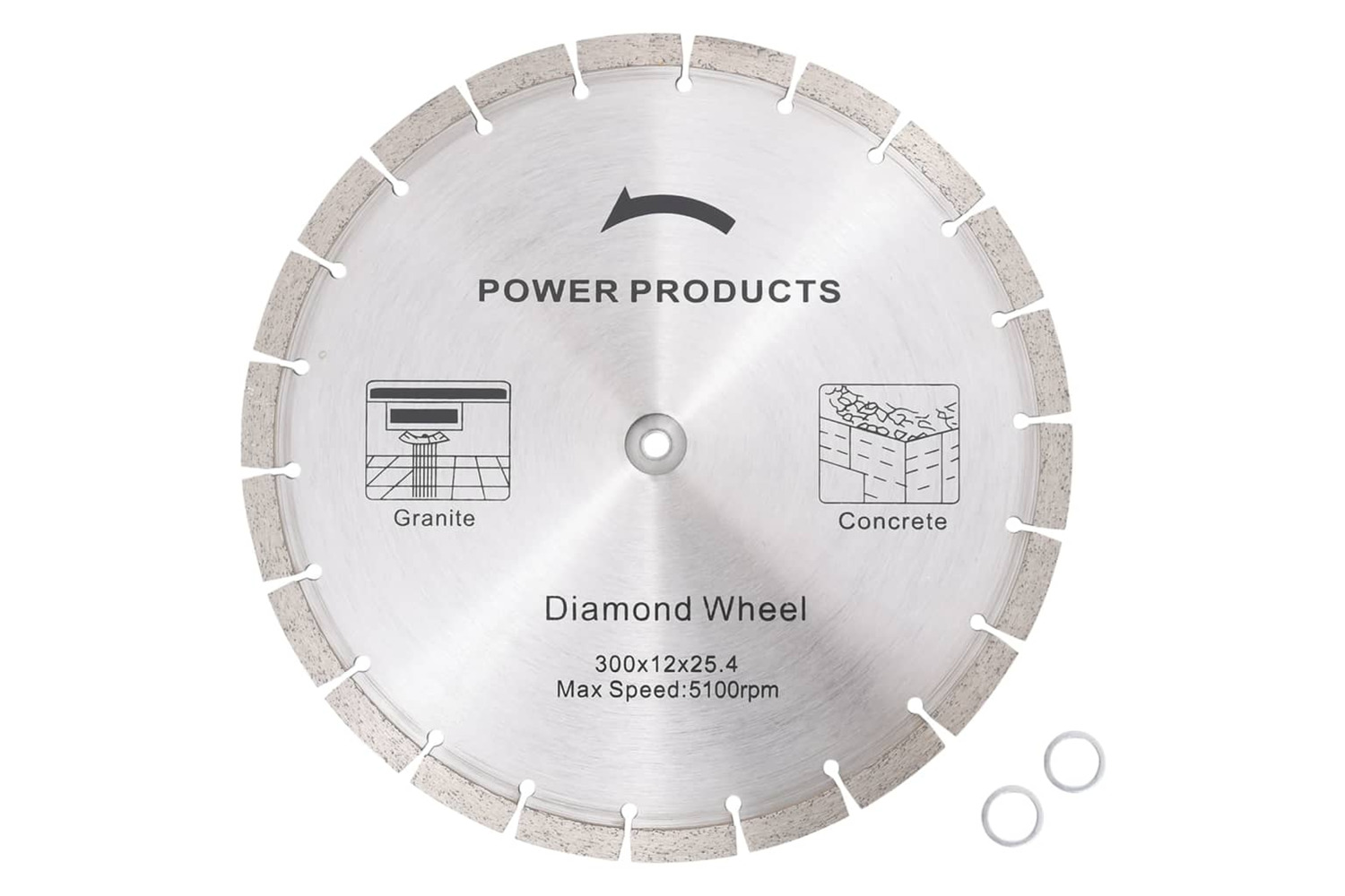 vidaXL 151209 Concrete Saw Blade 300mm