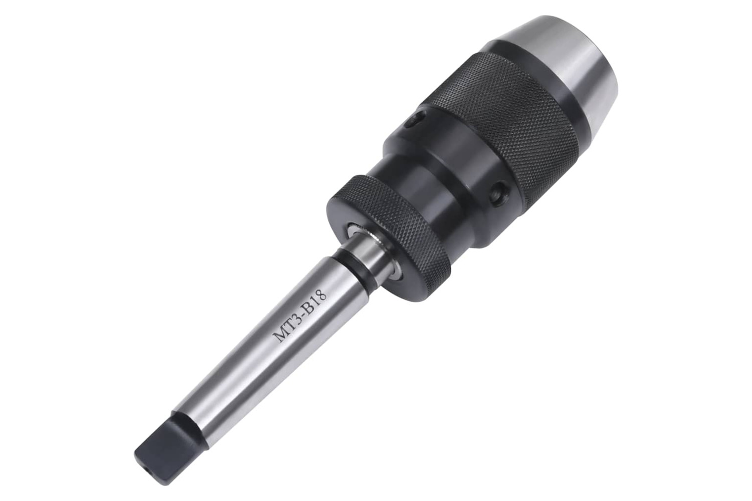 vidaXL 146697 Quick Release Drill Chuck Mt3-b18 With 16mm Clamping Range